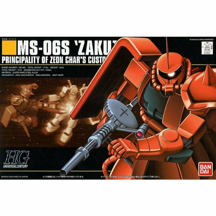 Gundam HGUC 1/144 #32 MS-06S Zaku 2 New - Tistaminis