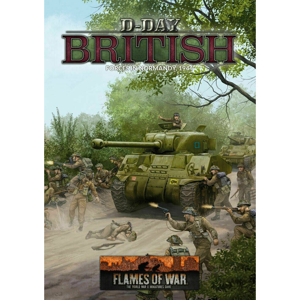 Flames of War D-Day British Book New - TISTA MINIS