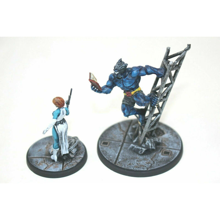 Marvel Crisis Protocol Beast And Mystique Well Painted - Tistaminis