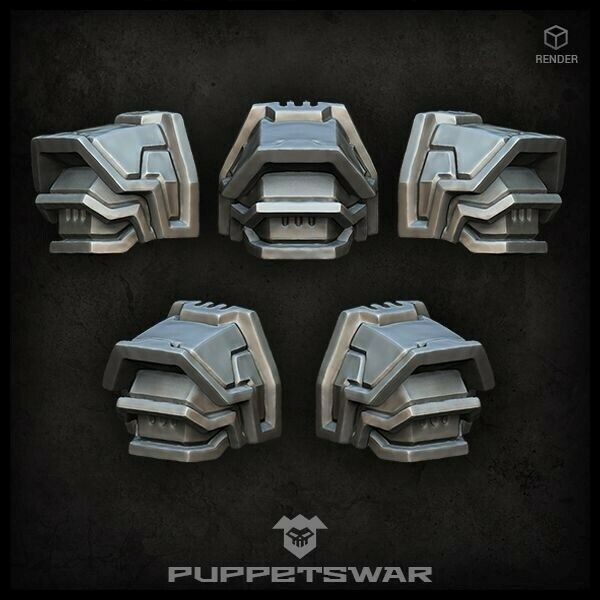 Puppets War Commander Shoulder Pads New - Tistaminis