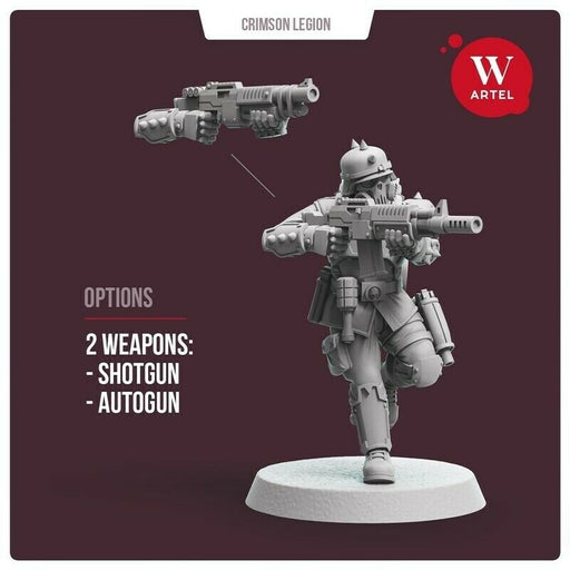 Artel Miniatures - Crimson Legion Shock Squad 28mm New - TISTA MINIS