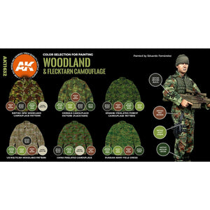 AK Interactive 3G Modern Woodland And Flecktarn Camouflages New - Tistaminis