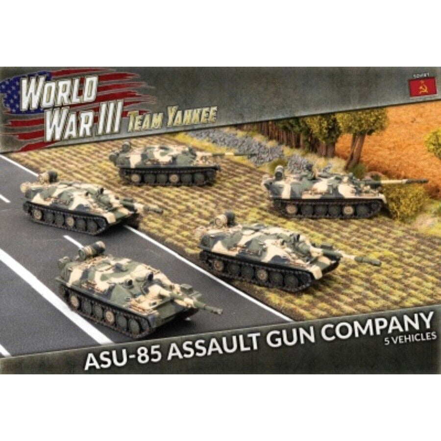 Team Yankee Soviet ASU-85 Assault Gun Company (x5) Feb 1st New Pre-Order - Tistaminis