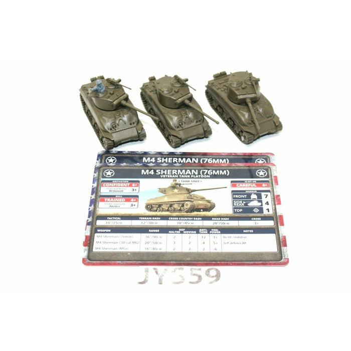 Flames Of War American M4 Sherman 76MM - JYS59 - Tistaminis