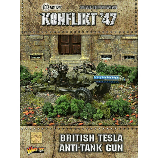 Bolt Action: Konflikt '47 - British Tesla Anti-Tank Gun New - TISTA MINIS