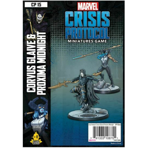 MARVEL Crisis Protocol: CORVUS GLAIVE AND PROXIMA MIDNIGHT New - TISTA MINIS