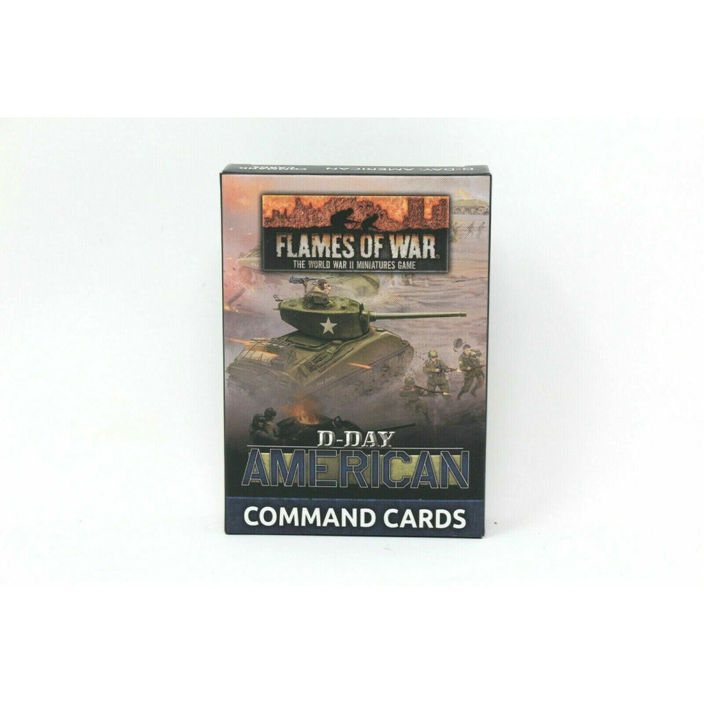 Flames of War D-Day American Command Cards New | TISTAMINIS