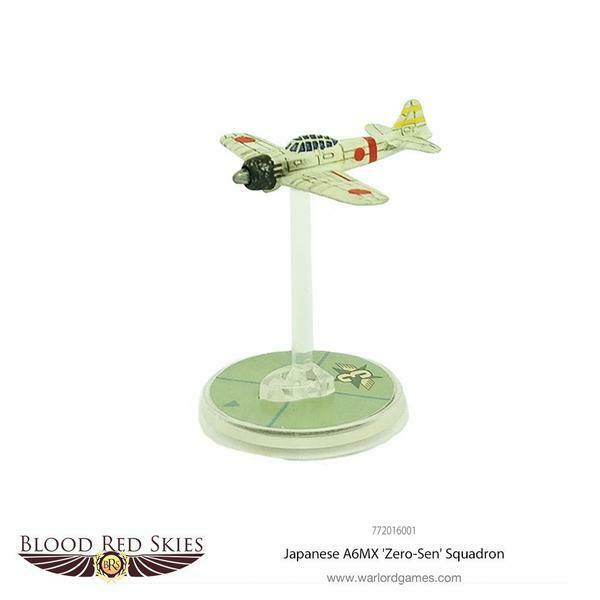 Blood Red Skies Japanese A6-M5 Zero Squadron New - TISTA MINIS