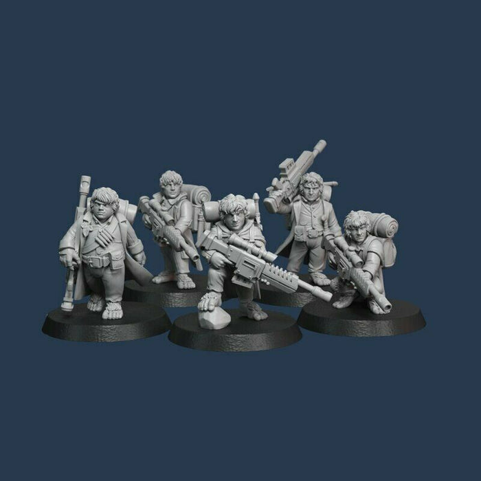 Artel Miniatures Halflings Sharpshooters  New - Tistaminis