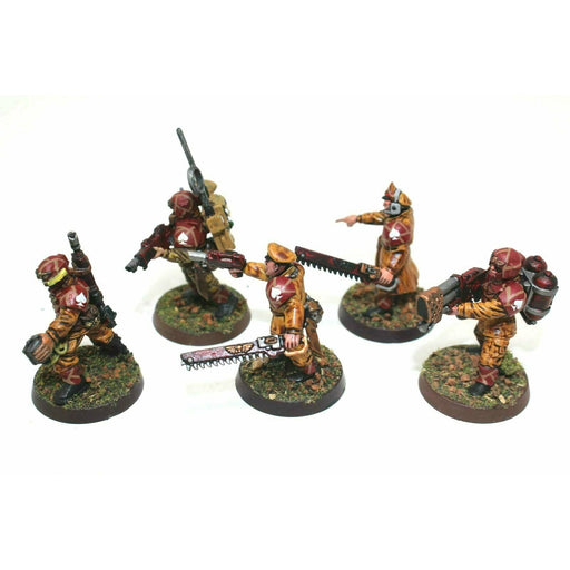 Warhammer Imperial Guard Cadian Command Squad Well Painted JYS15 - Tistaminis