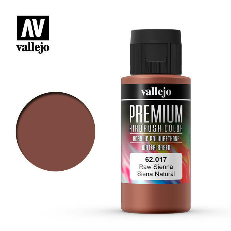 Vallejo Premium Color Paint Raw Sienna - VAL62017 - Tistaminis