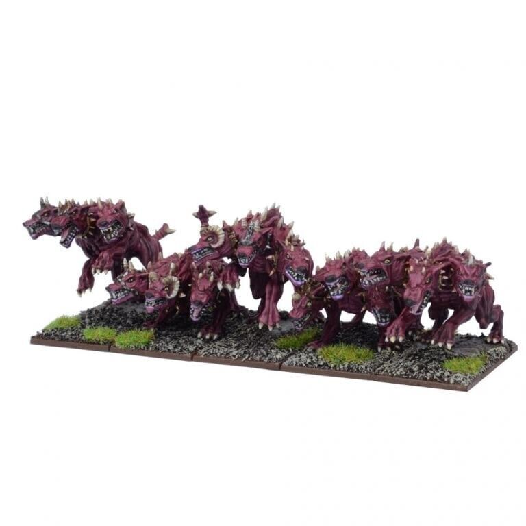 Kings of War Forces of the Abyss - Hellhound Troop New - Tistaminis