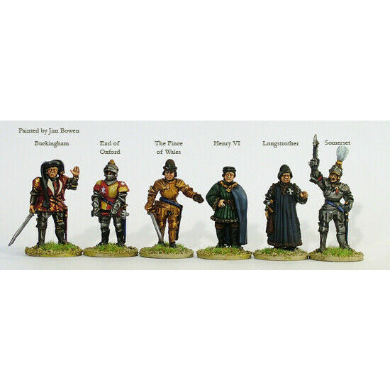 Perry Miniatures Lancastrian command on foot New - Tistaminis
