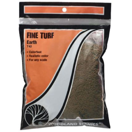 Woodland Scenics Fine Turf-Earth (12Oz) WOO42 - TISTA MINIS