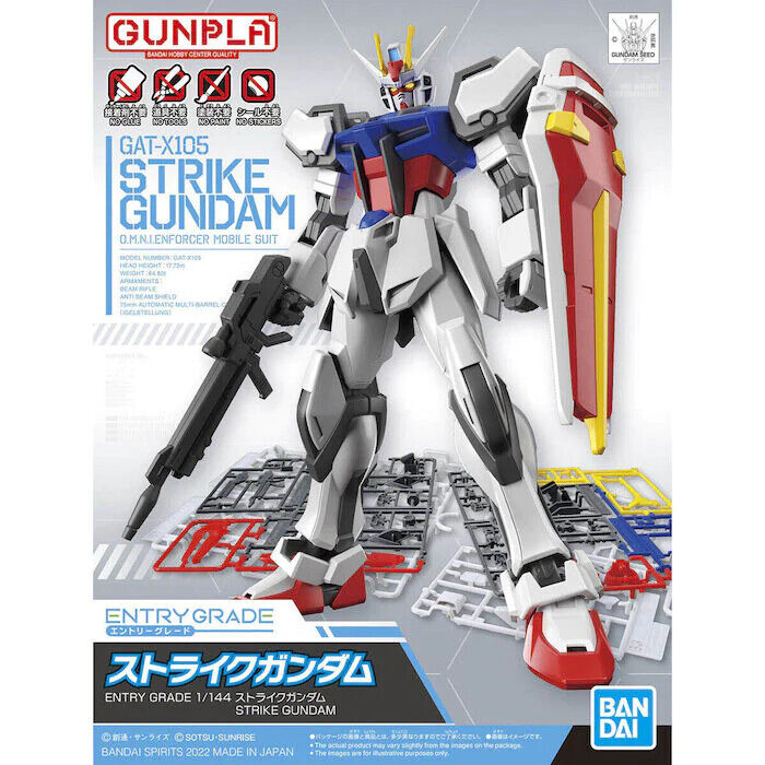 Bandai Entry Grade 1/144 Strike Gundam New - Tistaminis