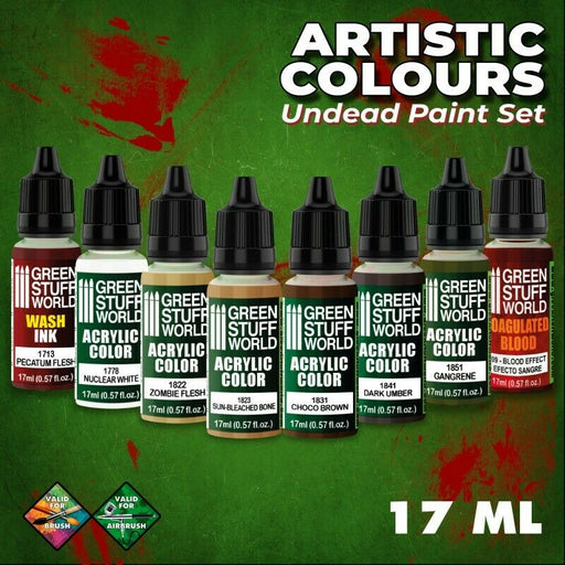 Green Stuff World Paint Set - Undead New - TISTA MINIS