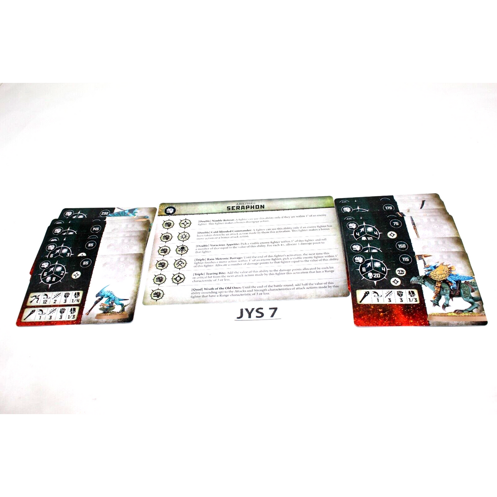 Warhammer Warcry Seraphon Cards - JYS7 - Tistaminis