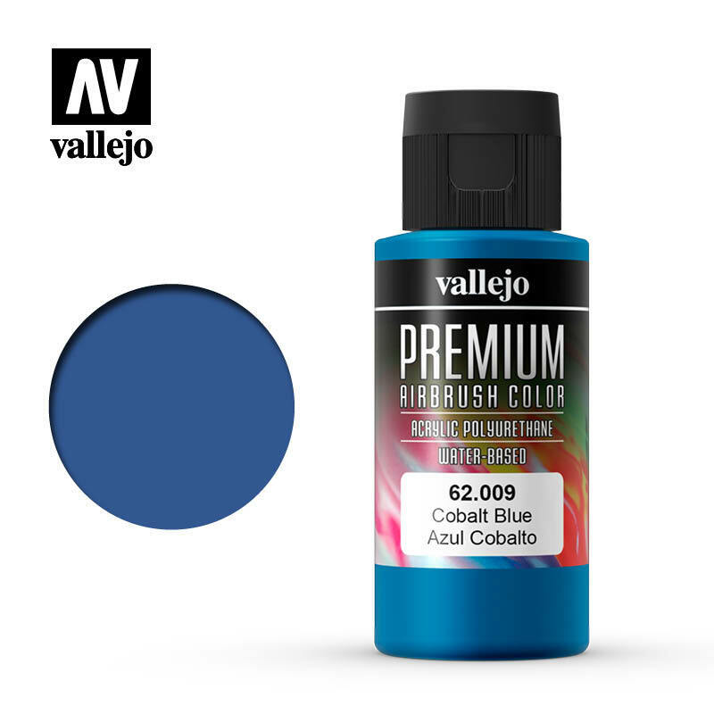Vallejo Premium Color Paint Cobalt Blue - VAL62009 - Tistaminis