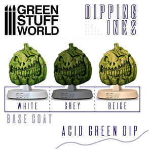 Green Stuff World Dipping ink 60 ml - ACID GREEN DIP New - Tistaminis