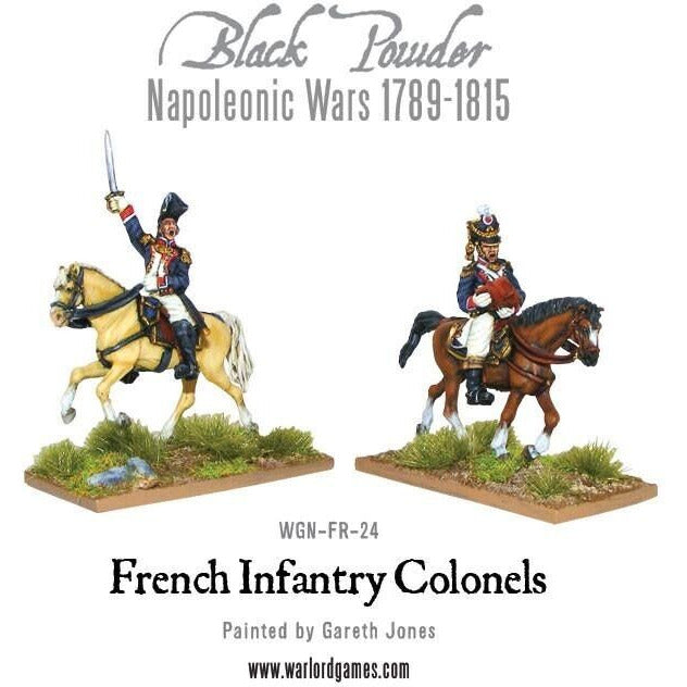 Black Powder Mounted Napoleonic French Infantry Colonels New - Tistaminis