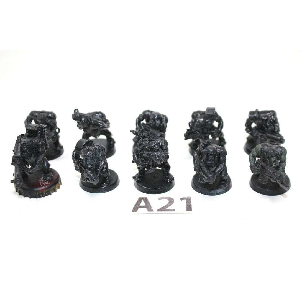 Warhammer Orks Boys With Shootas - A21 - Tistaminis