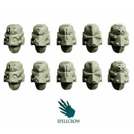 Spellcrow Templars Knights Helmets - SPCB5927 - TISTA MINIS