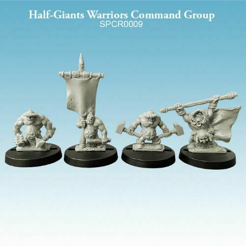 Spellcrow Half-Giants Warriors Command Group - SPCR0009 - TISTA MINIS