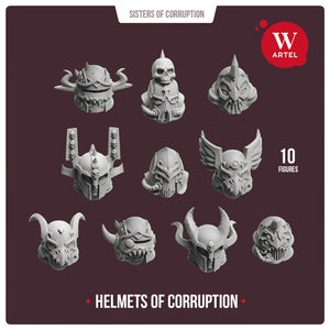 Artel Miniatures - Helmets of Corruption New - TISTA MINIS