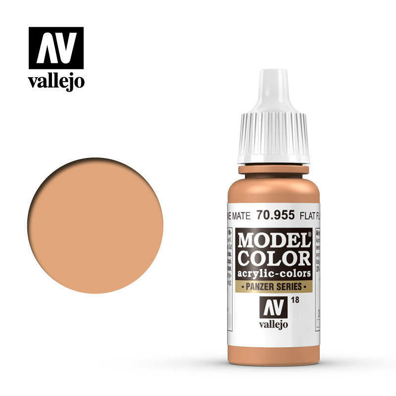 Vallejo Model Colour Paint Flat Flesh (70.955) - Tistaminis