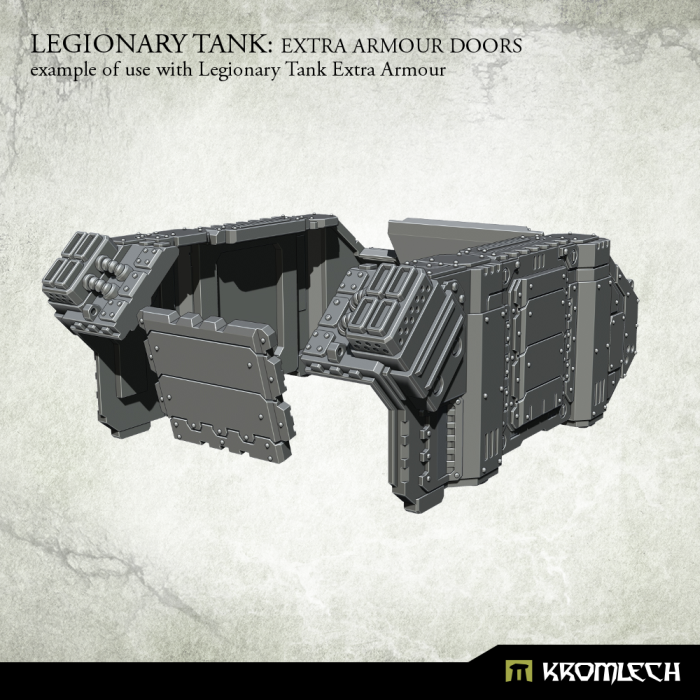 Kromlech Legionary Tank: Extra Armour Doors New - TISTA MINIS