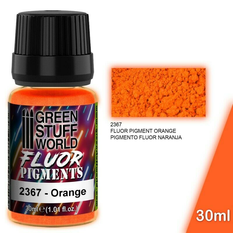 Green Stuff World FLUOR ORANGE pigments New - Tistaminis