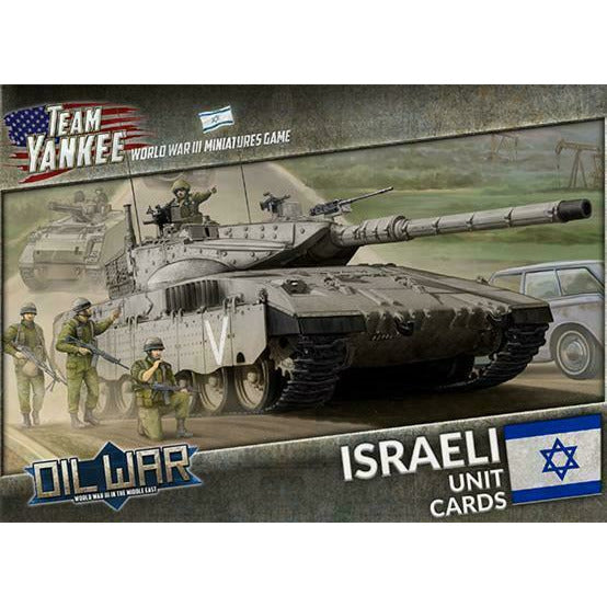Team Yankee Israeli Unit Cards New - TISTA MINIS