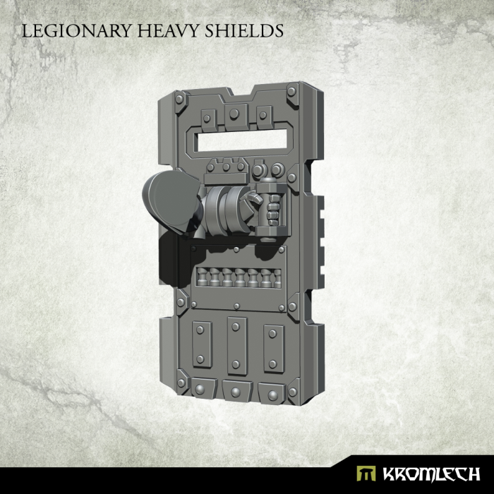 Kromlech Legionary Heavy Shields (5) New - TISTA MINIS