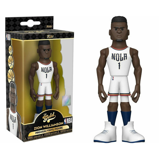 Funko Pop! GOLD 5" NBA ZION WILLIAMSON PELICANS (HOME UNI) New - Tistaminis