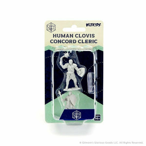 Critical Role Unpainted Miniatures Wave 1: Human Clovis Concord Cleric Male New - Tistaminis