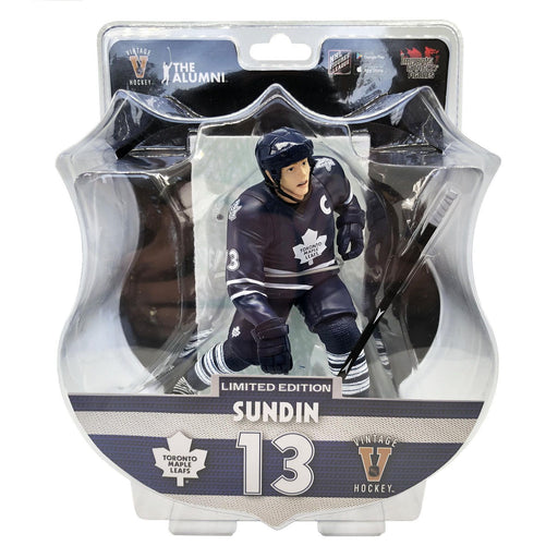 NHL LIMITED EDITION 6" MATS SUNDIN TORONTO UN MAPLE LEAFS FIGURE New - Tistaminis