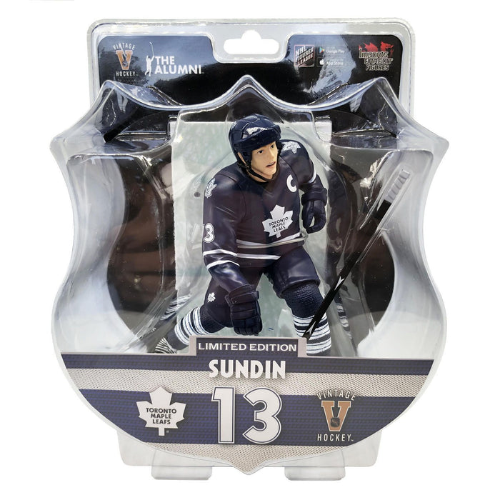 NHL LIMITED EDITION 6" MATS SUNDIN TORONTO UN MAPLE LEAFS FIGURE New - Tistaminis