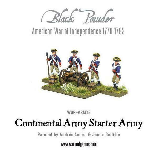 Black Powder Continental Army Starter Army New - TISTA MINIS