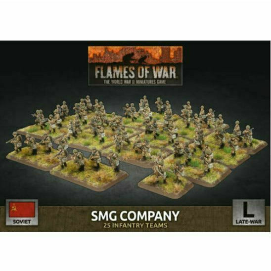 Flames of War SMG Company (Plastic) New - TISTA MINIS