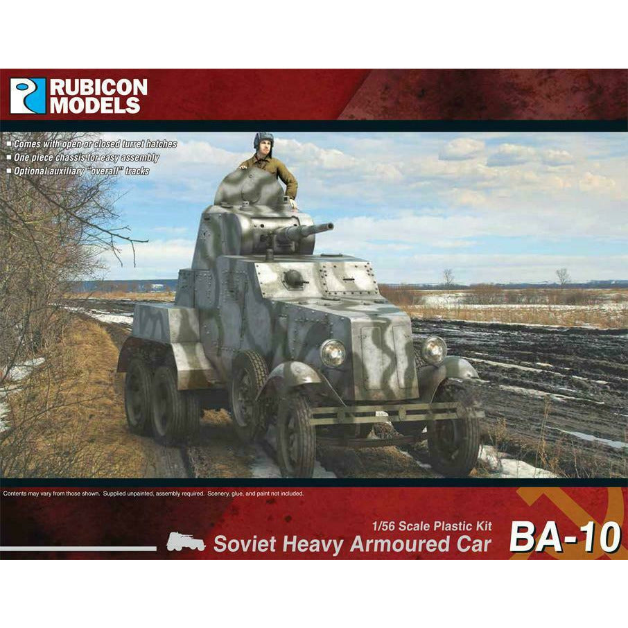 Rubicon Soviet BA-10 Heavy Armoured Car New - Tistaminis