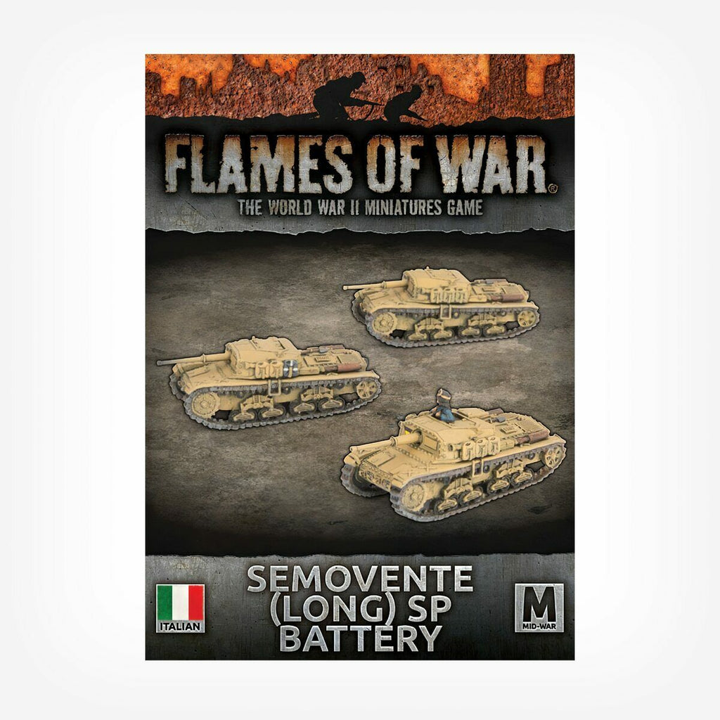 Flames of War Italian Semovente (Long 75mm) Assault Guns (x3) New - Tistaminis