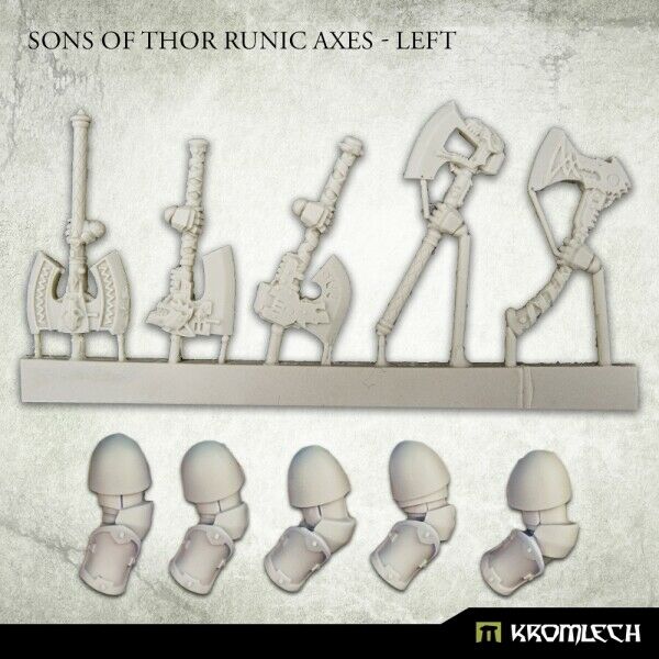 Kromlech Sons of Thor Runic Axes - Left New - Tistaminis