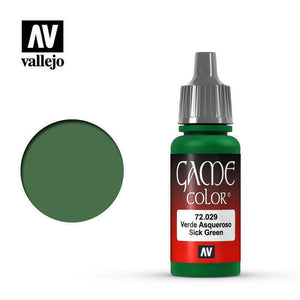 Vallejo Game Colour Paint Game Color Sick Green (72.029) - Tistaminis