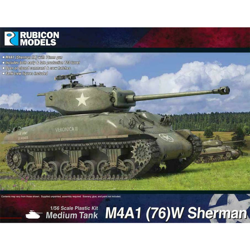 Rubicon American M4A1(76)W Sherman- LH New - Tistaminis