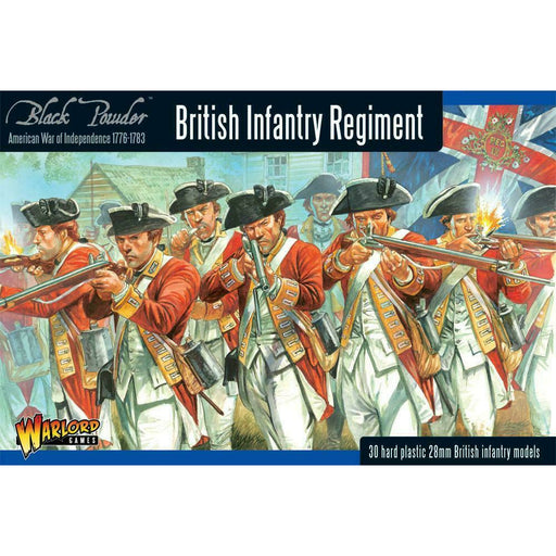 Black Powder American War of Independence British Infantry Regiment New - TISTA MINIS