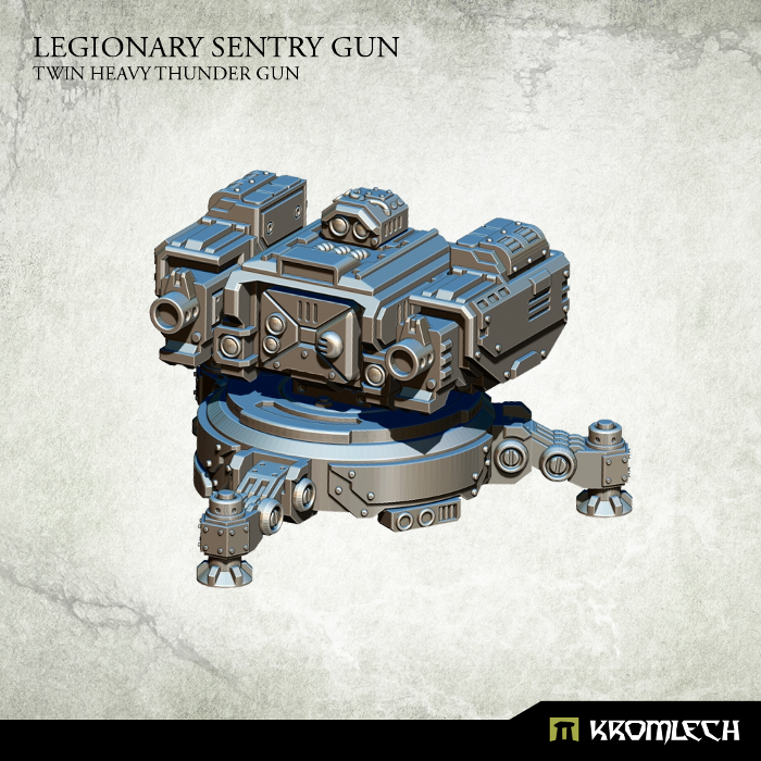 Kromlech Legionary Sentry Gun: Twin Heavy Thunder Gun New - TISTA MINIS