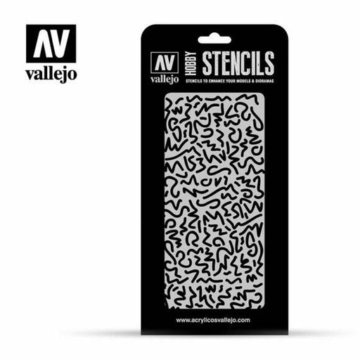 Vallejo LUFTWAFFE WWII SHINGLES CAMO (1/32) Airbrush Stencil - TISTA MINIS