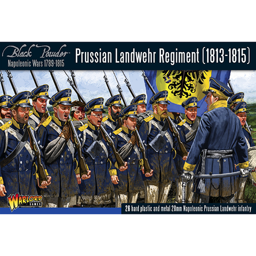 Black Powder Napoleonic Wars 1789-1815 Prussian Landwehr Regiment 1813-1815 New - TISTA MINIS