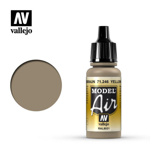 Vallejo Model Air Paint Yellow Beige (71.246) - Tistaminis