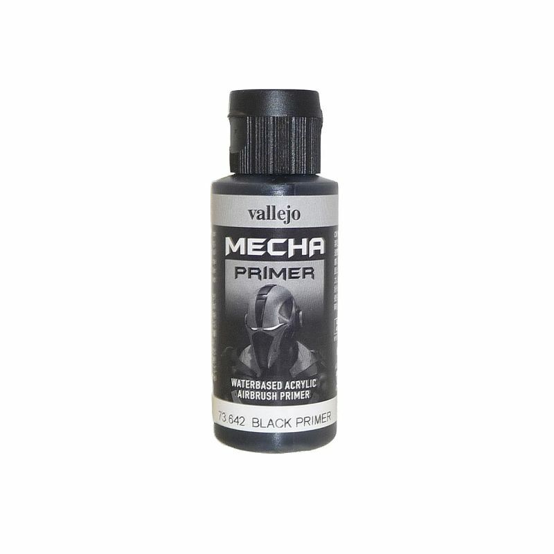 Vallejo Mecha Colour Paint Primer Black 60 ml (73.642) - Tistaminis